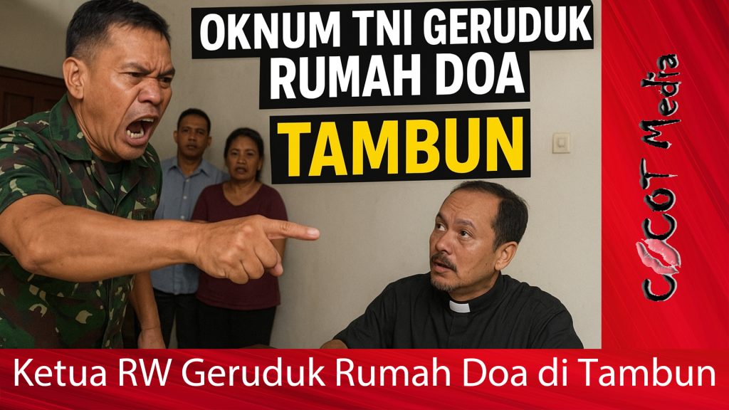 Ketua RW Geruduk Rumah Doa di Tambun